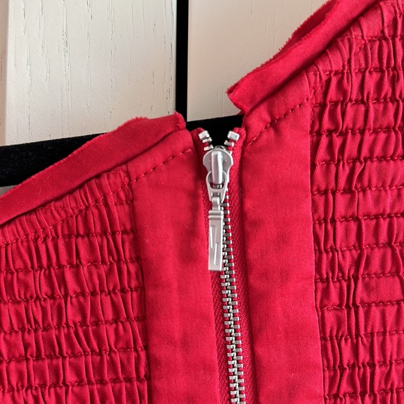 AJE red puff sleeve top - Picture 6 of 6